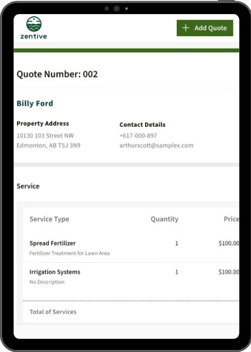 Zentive Financial Management app