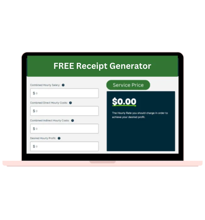 Receipt generator preview