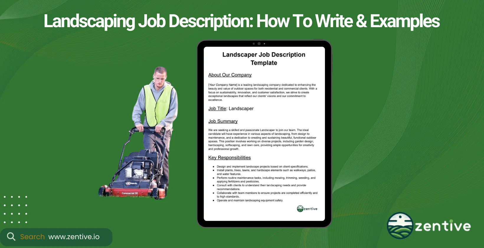 landscaper job description