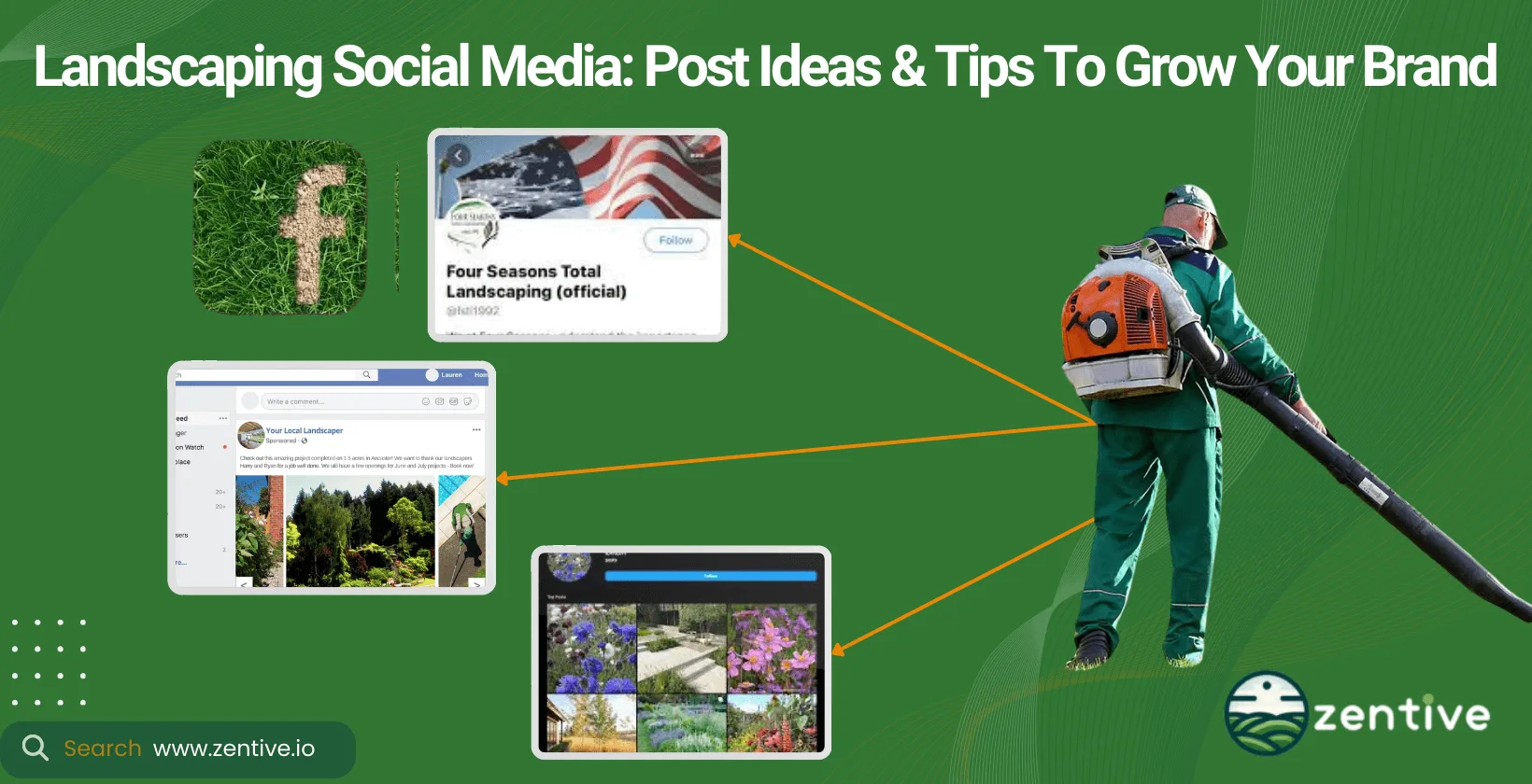 social media for landscaping