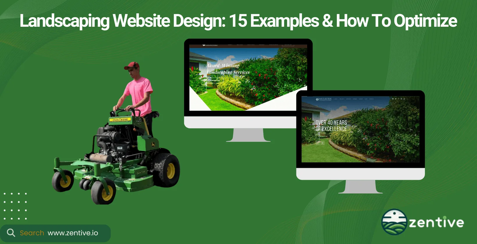 professional landscape website design