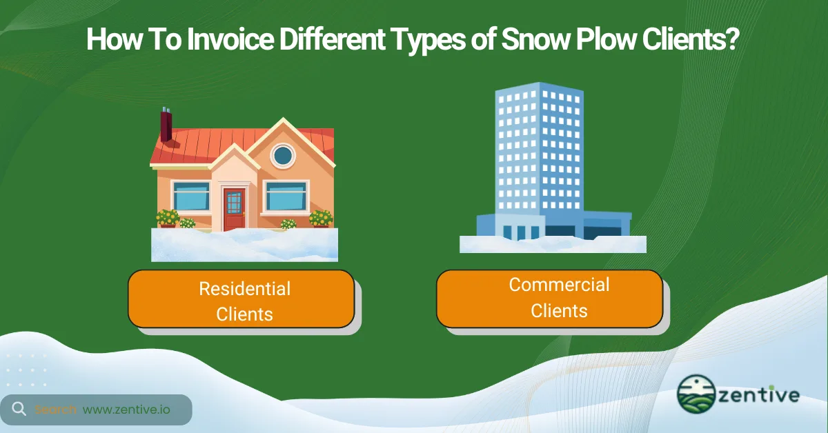 invoice commercial and residential snow services