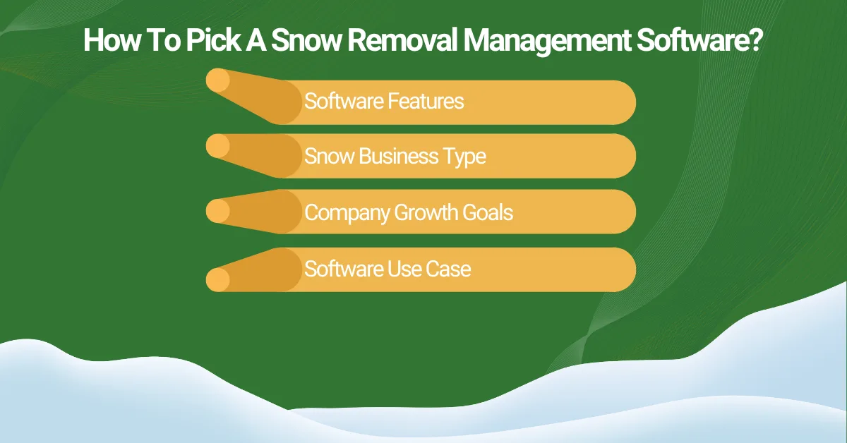 Picking Snow Removal Apps