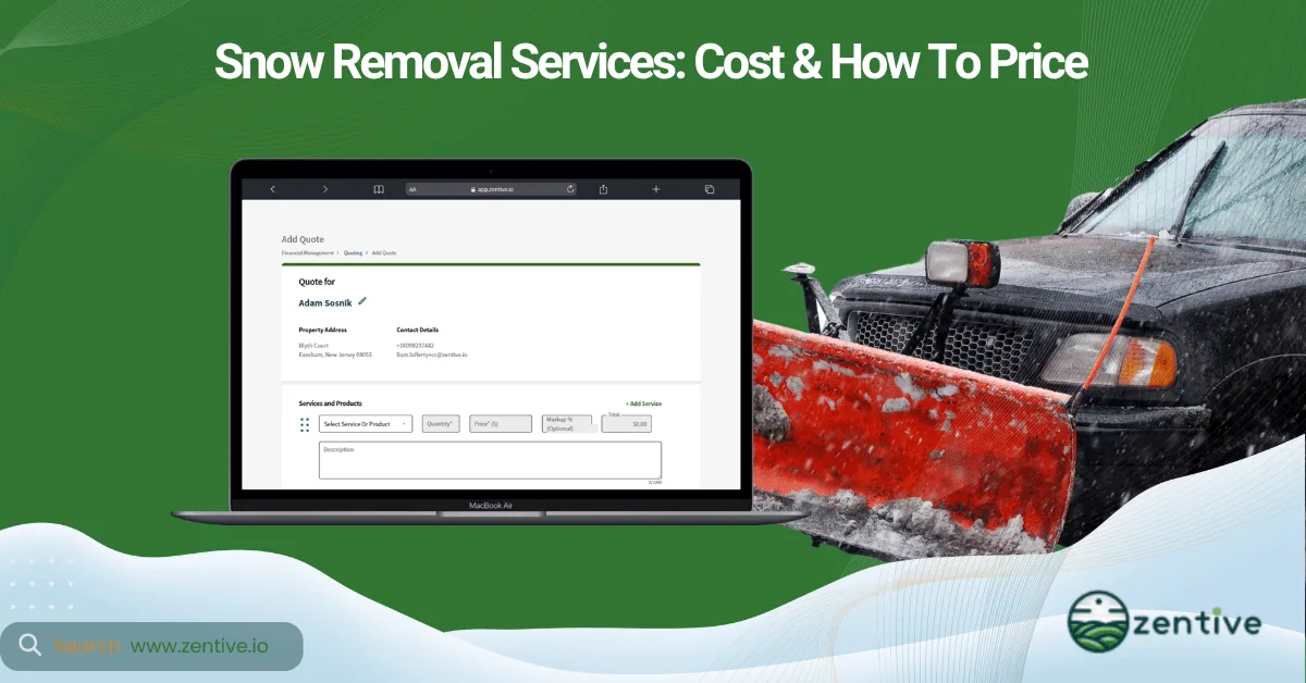 how to price snow removal services