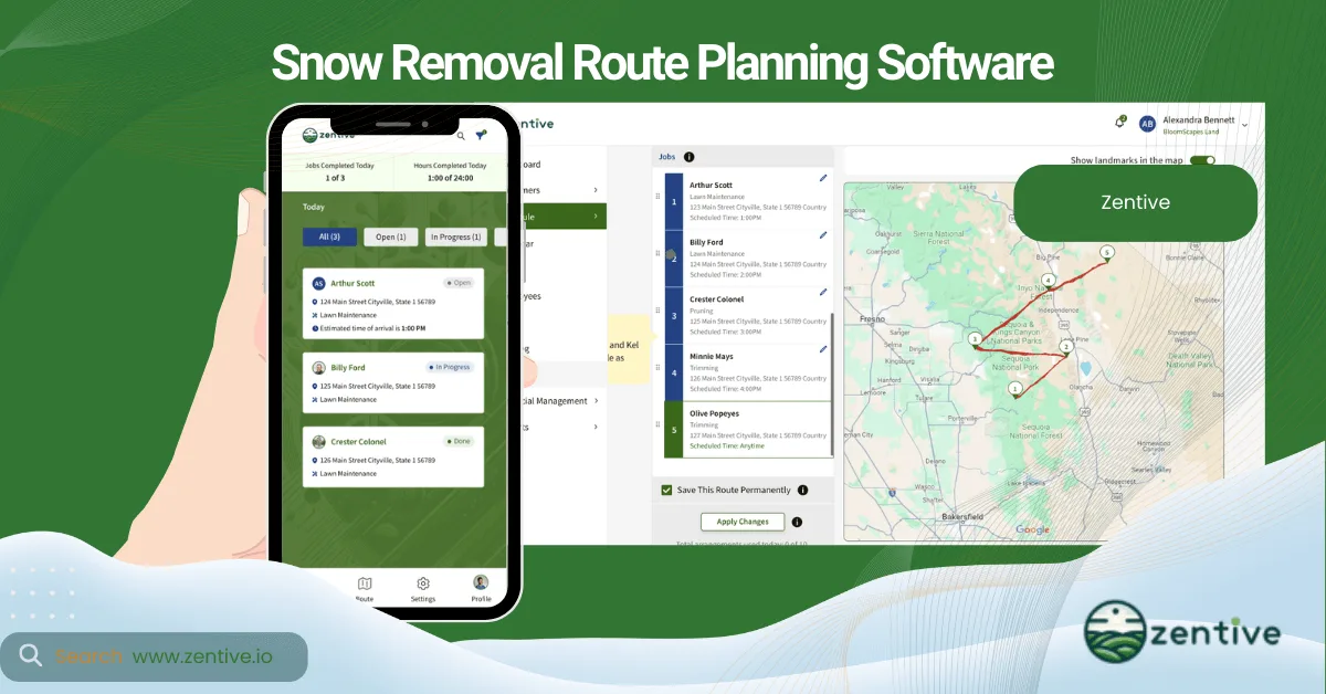 snow business routing apps