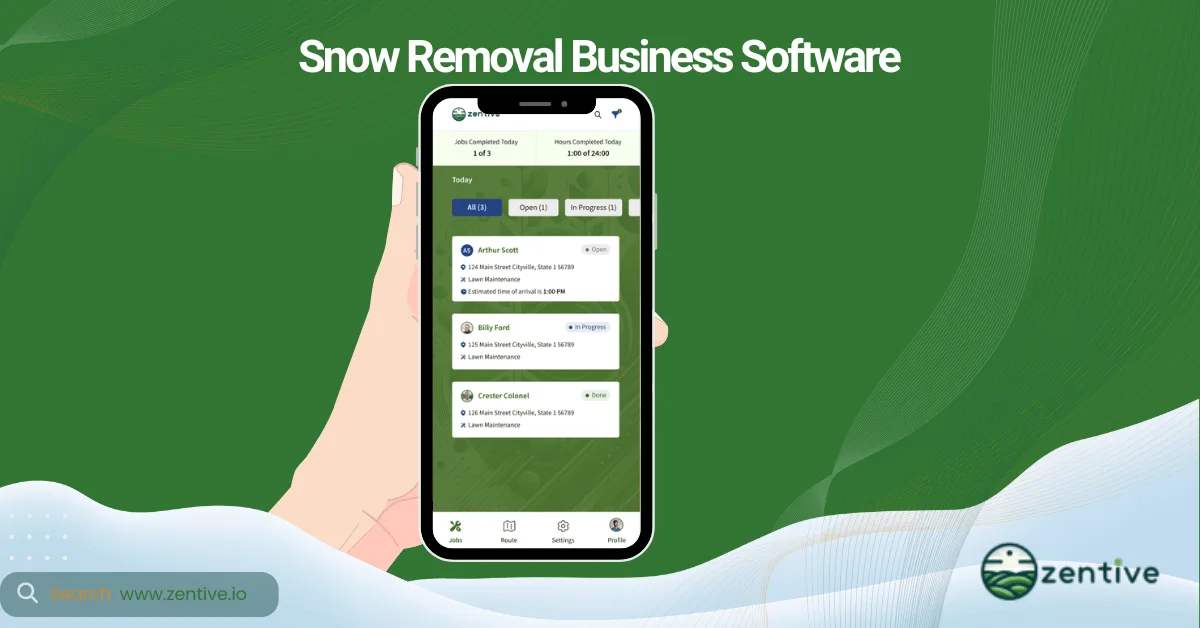 Snow removal business apps