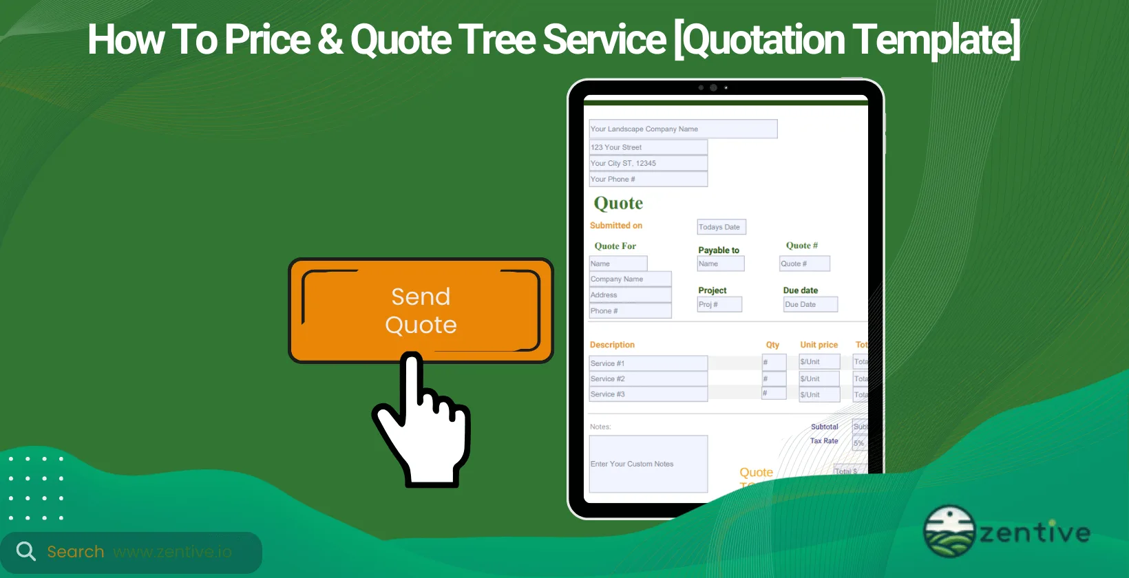 How To Price & Quote Tree Service
