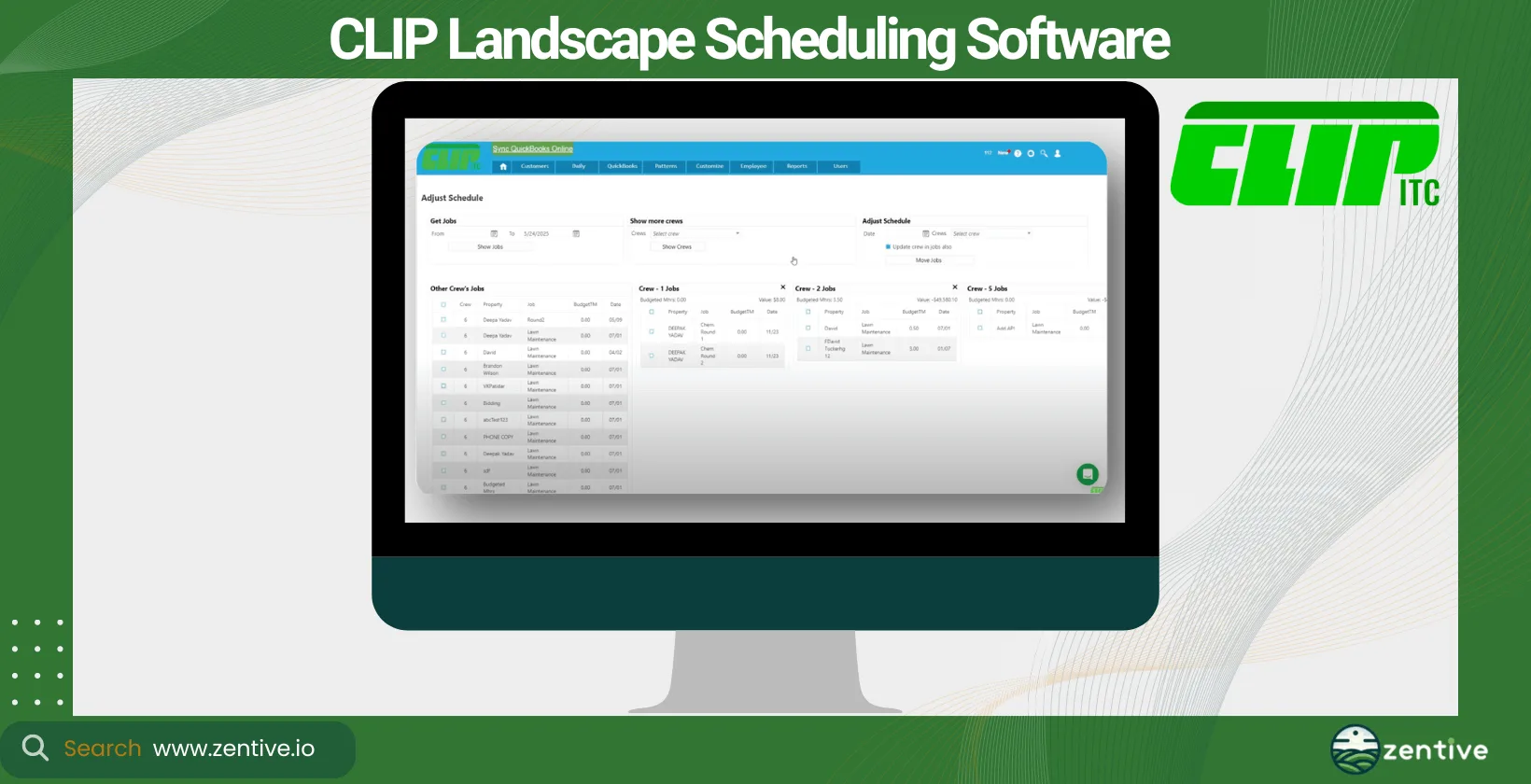 CLIP Landscape Scheduling App