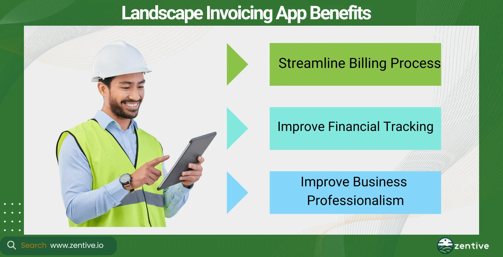 Landscape Invoicing App Benefits