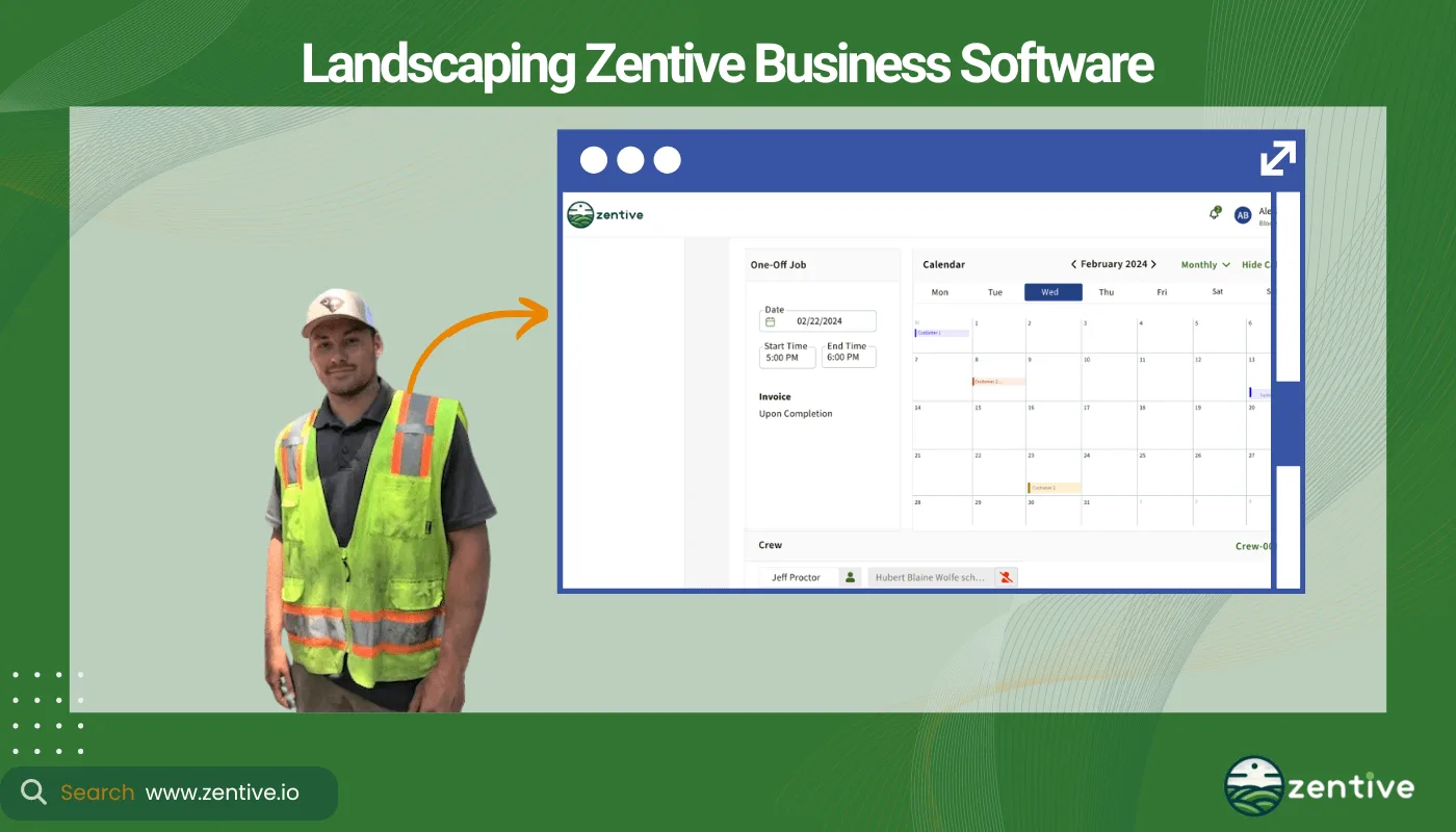 Landscaping Zentive Business Software