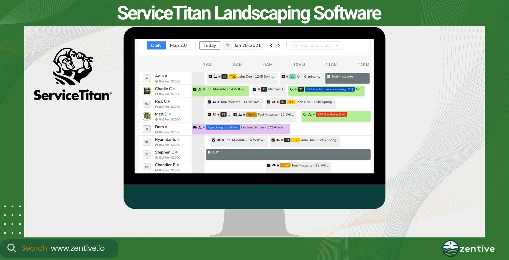 ServiceTitan Landscaping Software