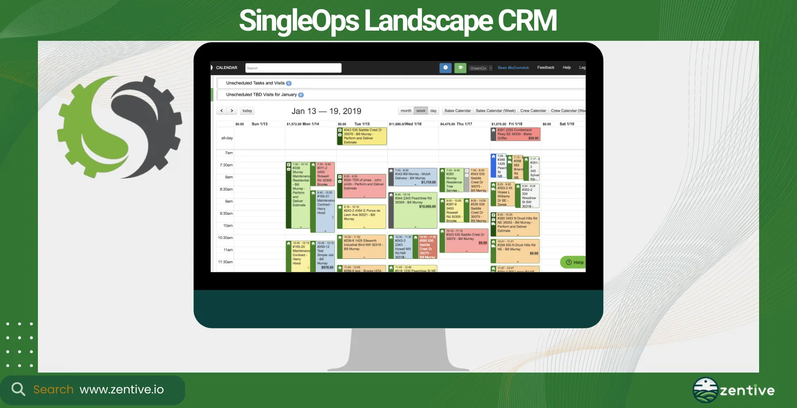 SingleOps Landscape CRM