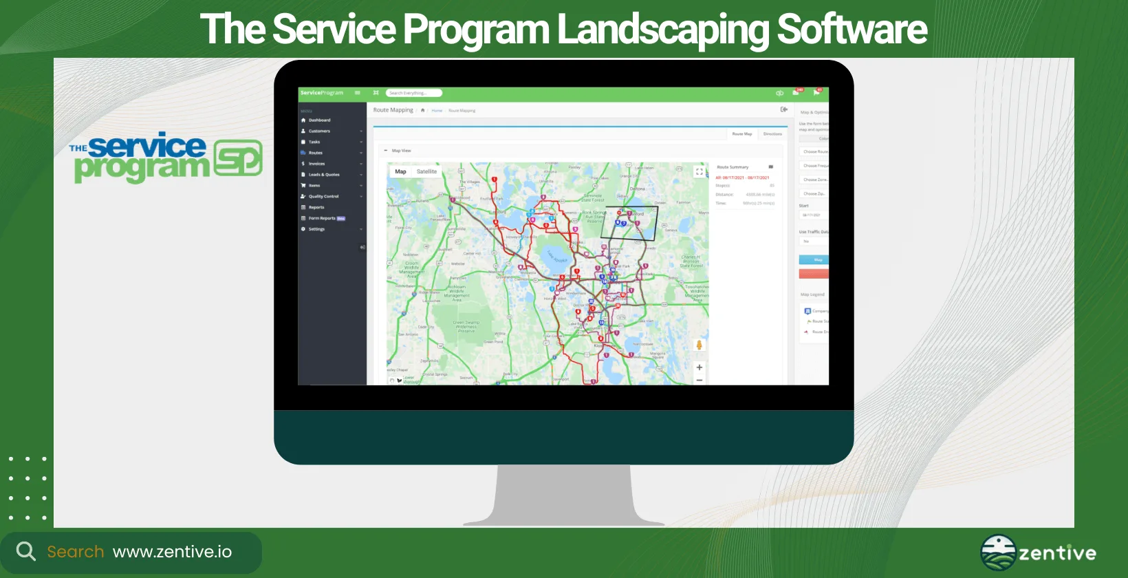 The Service Program Landscaping Software
