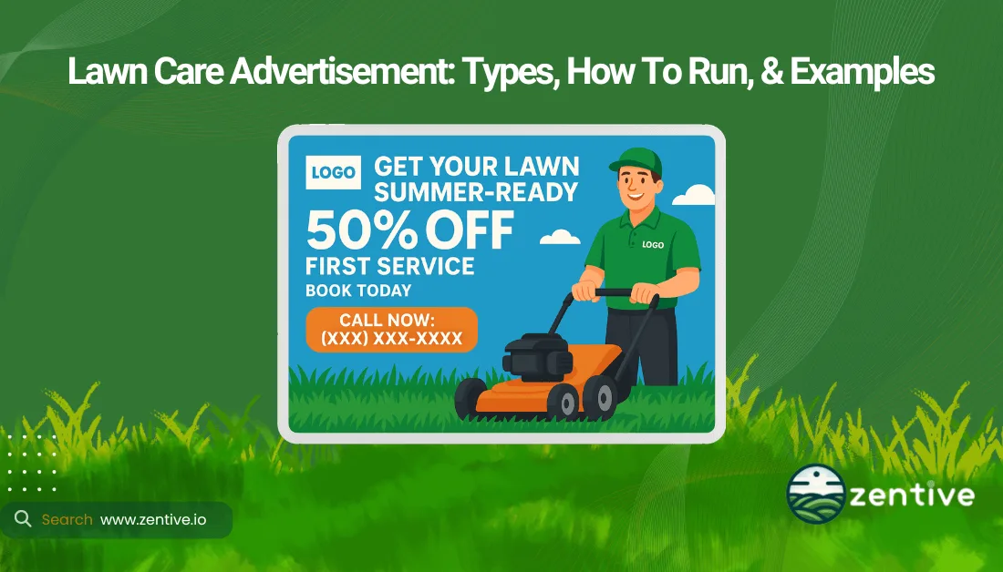 lawn care ad examples