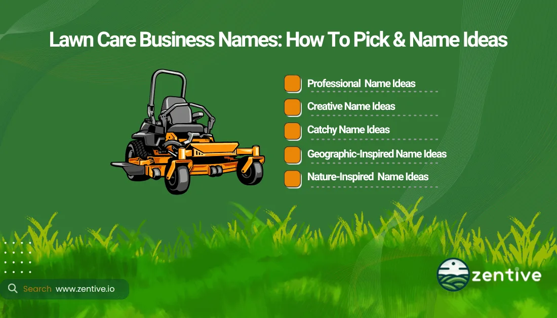 list lawn care business names