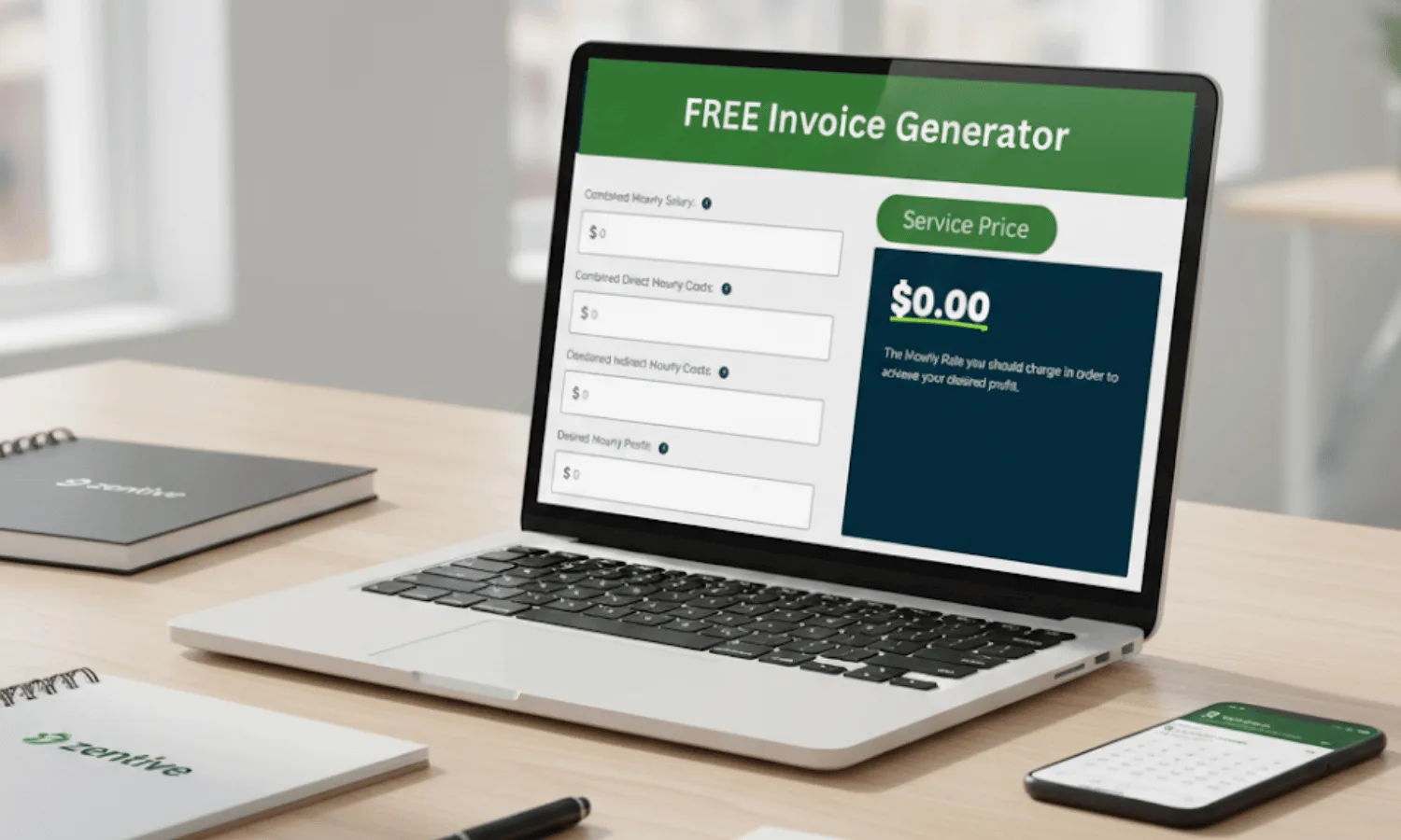 Zentive invoicing software